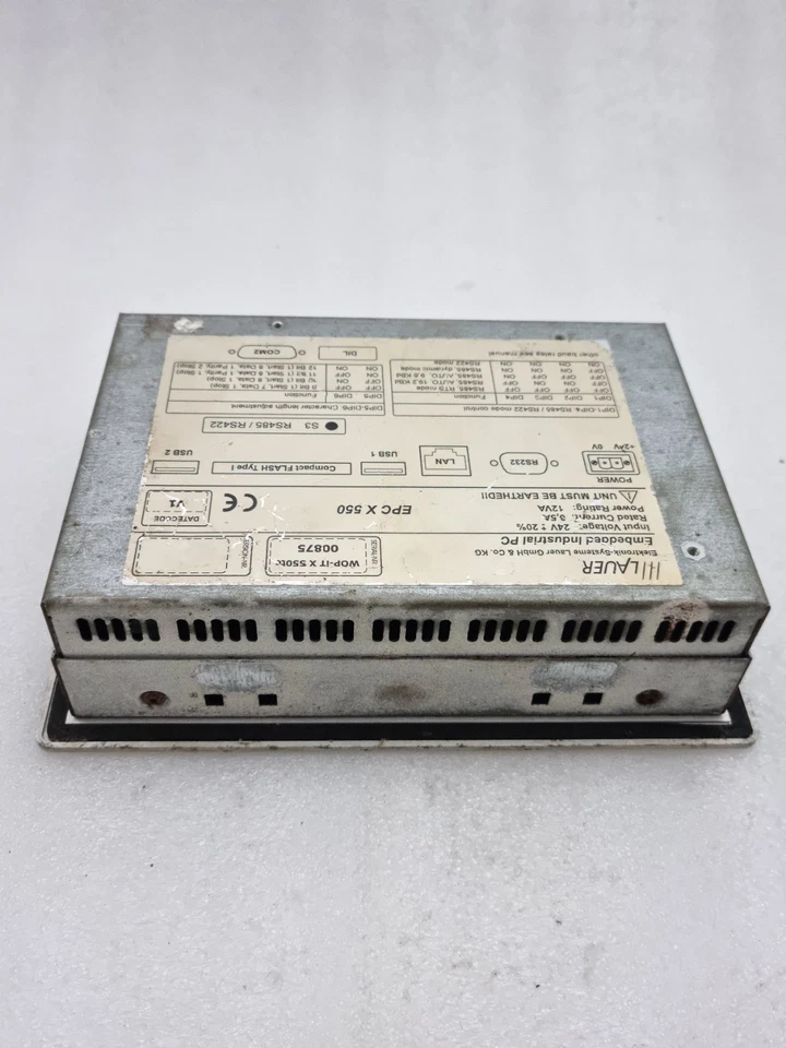Lauer EPC X 550 Embedded Industrial Pc WIth SimpleTech 128Mb Compact Flash Card